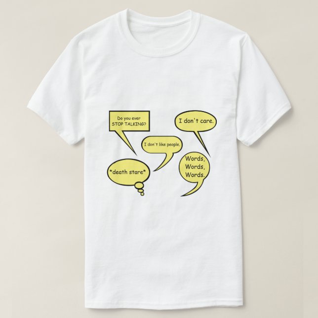 INTJ TAL BUBBLE T SHIRT (Design framsida)