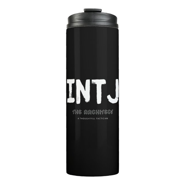 INTJ - Tänkbar taktiker (vit) (Framsida)