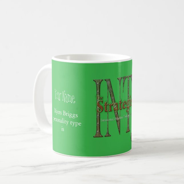 INTJ-theStrategist Kaffemugg (Framsida vänster)