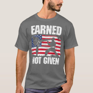 Intjänad utan blandad martialkonst t shirt