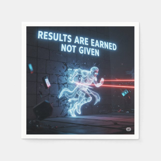 Intjänade trådar: Grind är verklig Pappersservett (Framsidan)