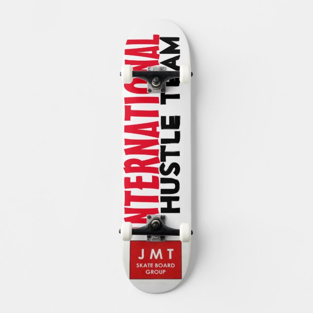 INTL HUSTLE TEAM/ JMT SKATEBOARDS (Framsida)