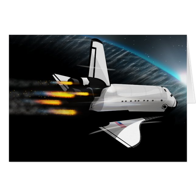 Into Orbit Hälsningskort (Framsidan Horizontal)