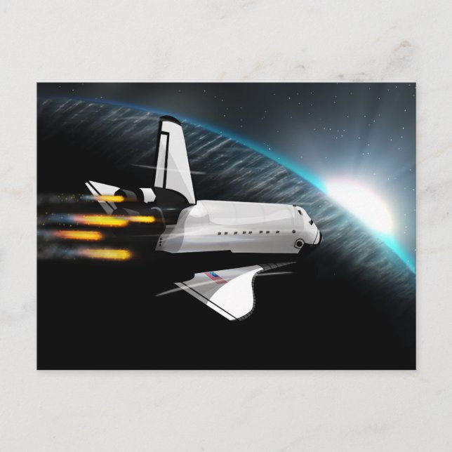Into Orbit Vykort (Framsida)