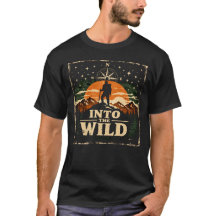 Into The Wild – Äventyrsfrihet Camping T-shirt