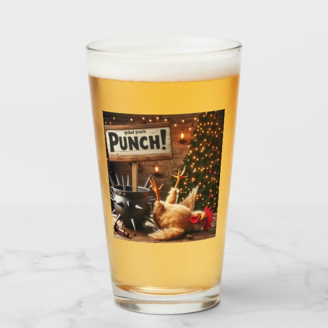 Intoxicated Chicken Glass Glaskopp (Framsida fylld)