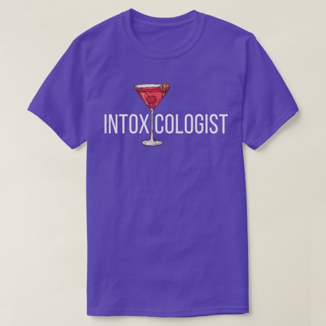 Intoxikolog Design för Bartender Barkeeper 1 T Shirt (Design framsida)