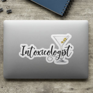 Intoxikolog, isolerad Tumbler Decal-bärbar dator Klistermärken