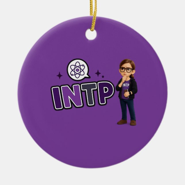 INTP — A Mente Investigadora Julgransprydnad Keramik (Framsidan)