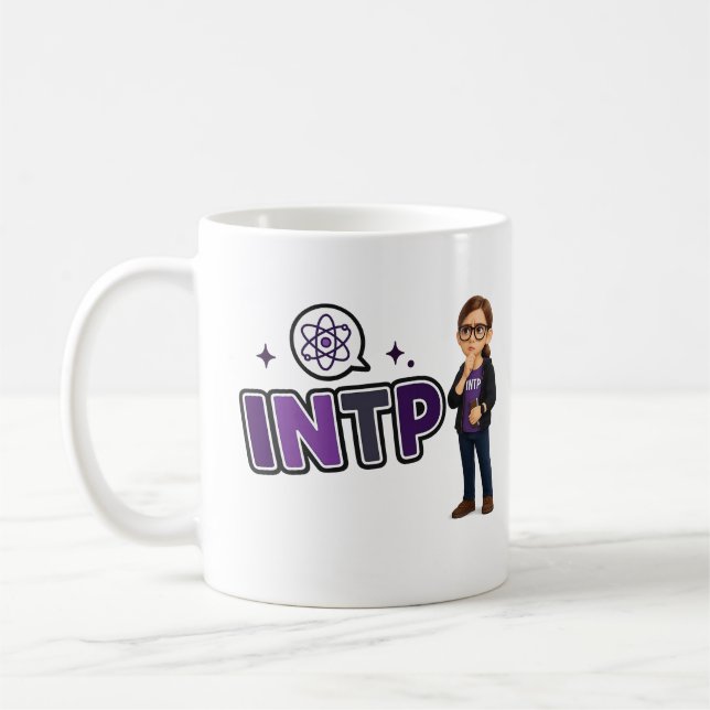 INTP — A Mente Investigadora Kaffemugg (Vänster)