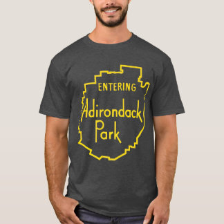 Inträde i Adirondack Park Sign Adirondacks T Shirt
