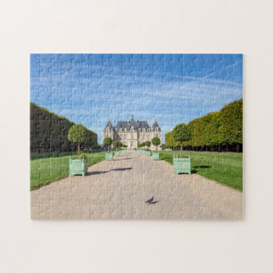 Inträde i Chateau de Sceaux - Frankrike Pussel