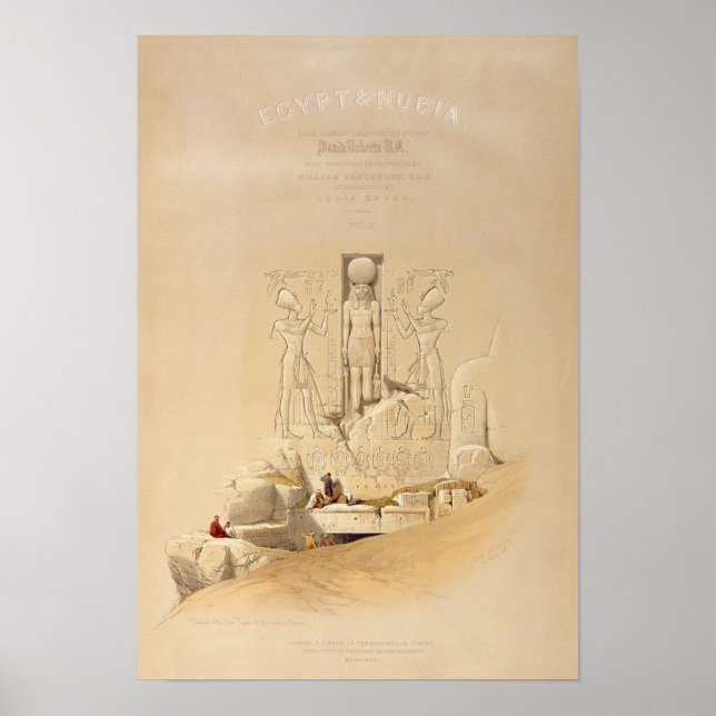 Inträde i det Underbara templet Aboo Poster (Framsidan)