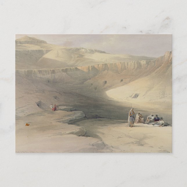 Inträde i Kung dalen Vykort (Framsida)