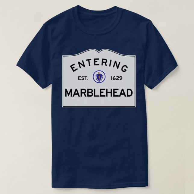 Inträde i Massachusetts samvälde i Marblehead T Shirt (Design framsida)