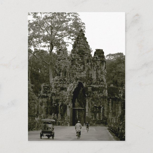 Inträde till Angkor Wat II Vykort (Framsida)