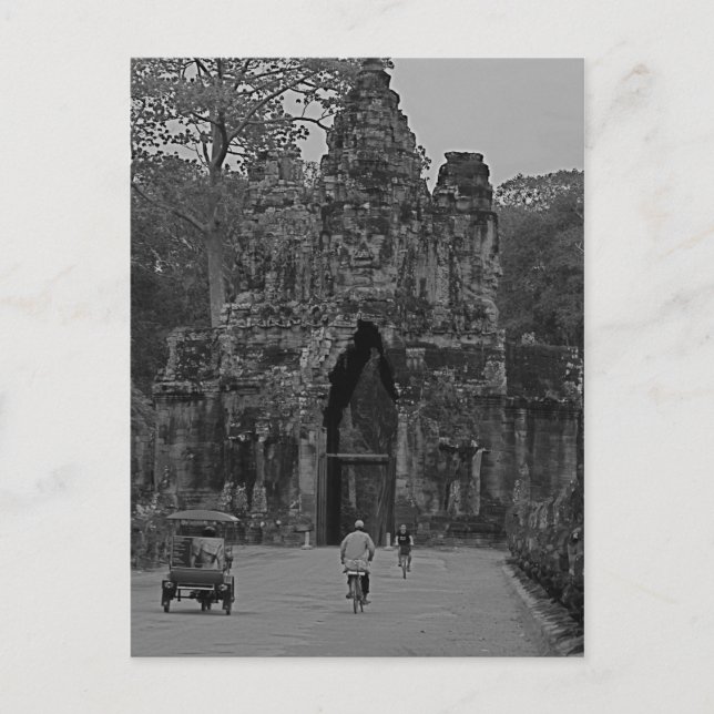 Inträde till Angkor Wat Vykort (Framsida)