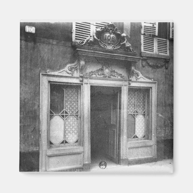 Inträde till en bordell i Paris Magnet (Framsidan)