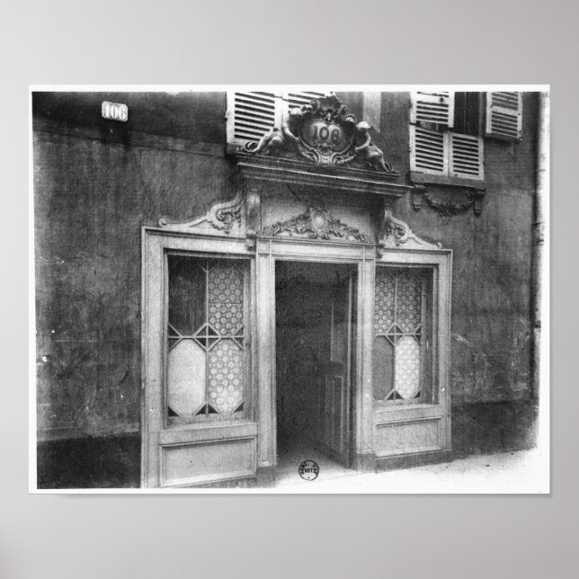 Inträde till en bordell i Paris Poster (Framsidan)
