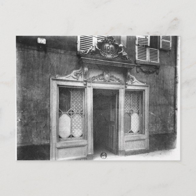 Inträde till en bordell i Paris Vykort (Framsida)