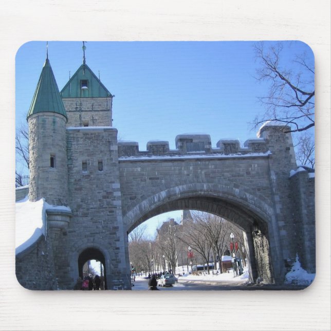 Inträde till Old Quebec City, Quebec, Kanada Musmatta (Framsidan)