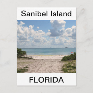 Inträde till Sanibel Beach Vykort