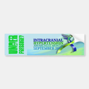 Intrakraniell hypertensions medvetandemånad 2017 bildekal
