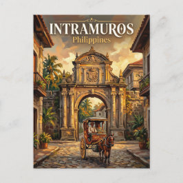 Intramuros Filippinerna Vykort