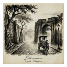 Intramuros Manila Kalesa Kulturarv