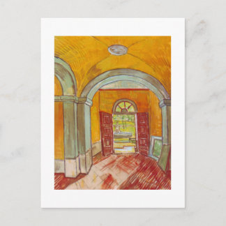 Intrance Hall of Saint-Paul Hospital av Van Gogh Vykort