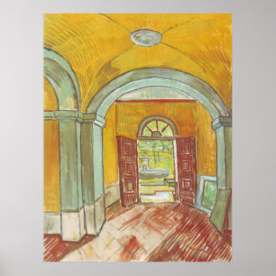 Intrance Hall of Saint-Paul Hospital - Van Gogh Poster