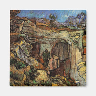 Intrance to Quarry, Saint-Remy av Vincent van Gogh Magnet