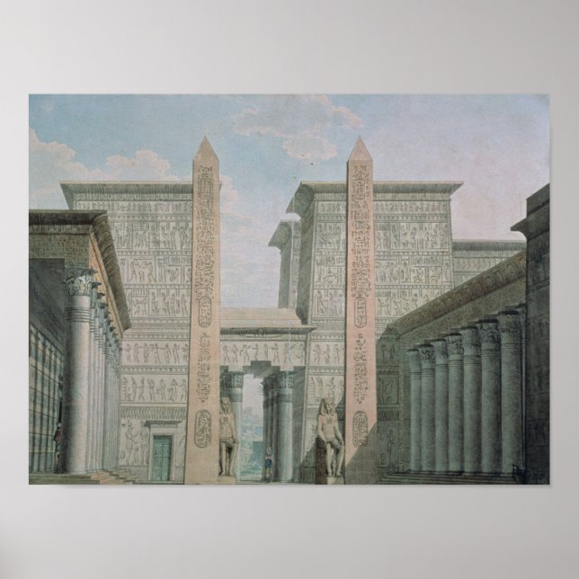 Intrance to the Temple, Act I scen iii Poster (Framsidan)