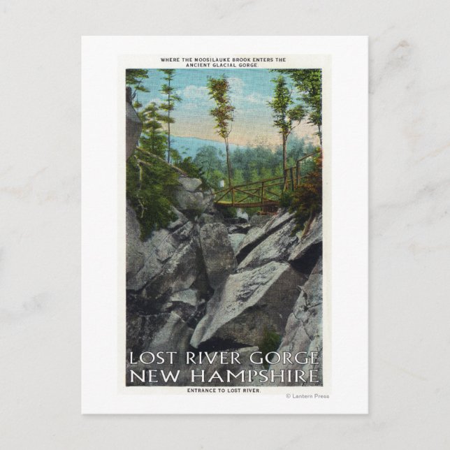 Intrance View of a Ancient Glastic Gorge Vykort (Framsida)