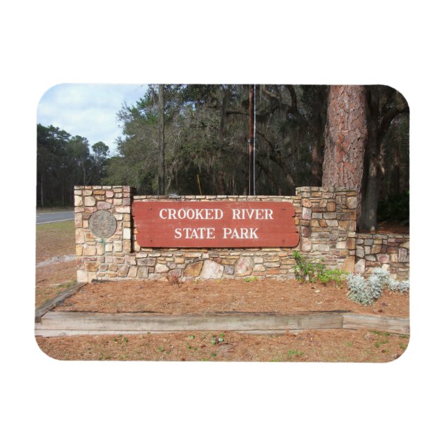 Intranstecken för Croved River Georgia State Park Magnet (Horisontell)