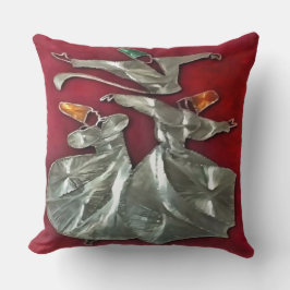 Intranverterade sufis i bönans akrylkonst kudde