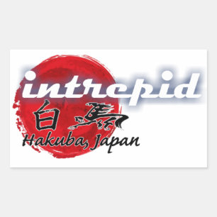 Intrepid Hakuba Stickers - Rektangel Rektangulärt Klistermärke