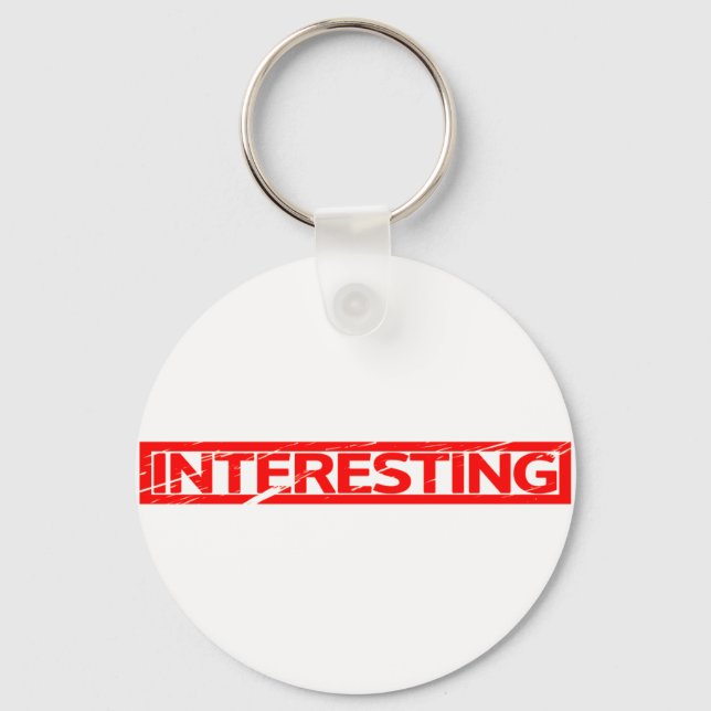 Intressant Frimärke Nyckelring (Framsida)