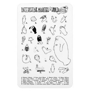 Intressant Manateesmagnet Magnet