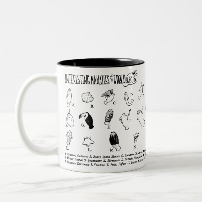 Intressant Manateesmugg Två-Tonad Mugg (Vänster)
