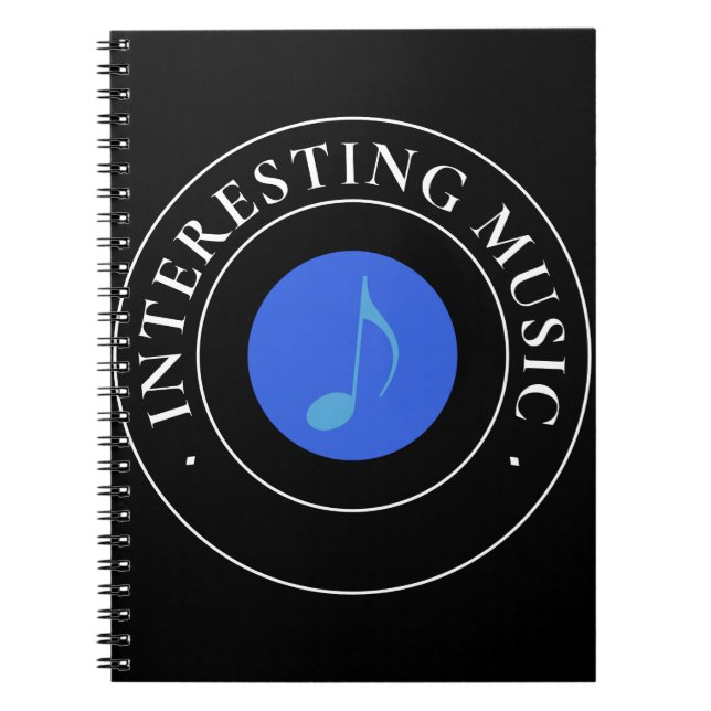 Intressant musik anteckningsbok (Framsidan)