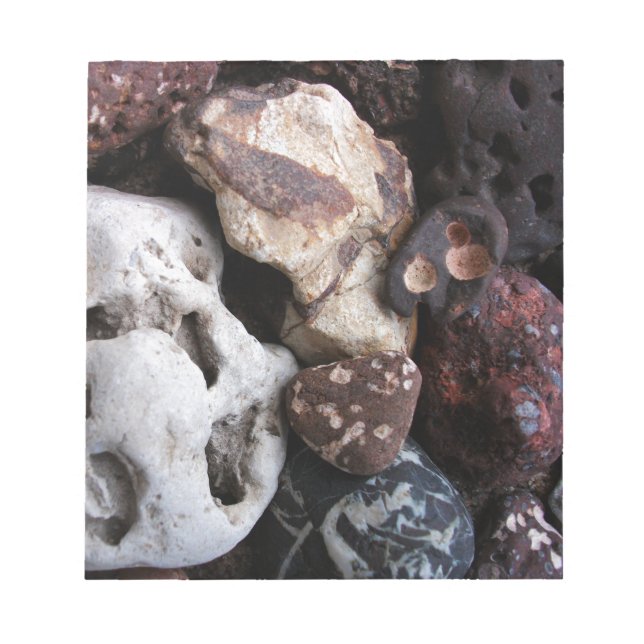 Intressant Sten från Sjö Michigan Shore Anteckningsblock (Framsida)