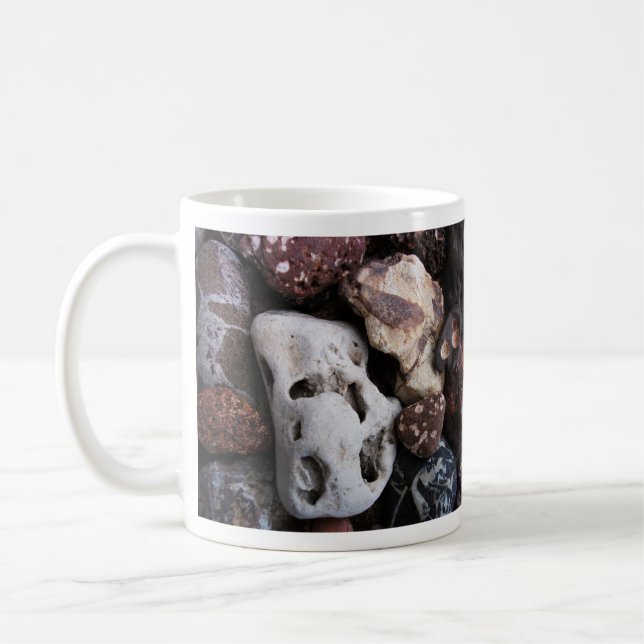 Intressant Sten från Sjö Michigan Shore Kaffemugg (Vänster)