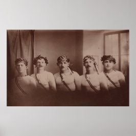 Intressera unga idrottare med vintage om väderförh poster