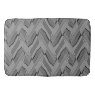 Intricate Charcol Marble Mönster Bath Mat Badrumsmatta