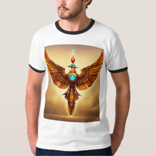 "Intricate Crystal Eagle Tattoo Design - Symbol fö T Shirt