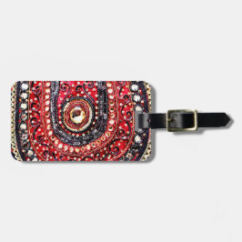 Intricate Embroidery Bagagebricka