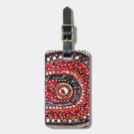 Intricate Embroidery Bagagebricka