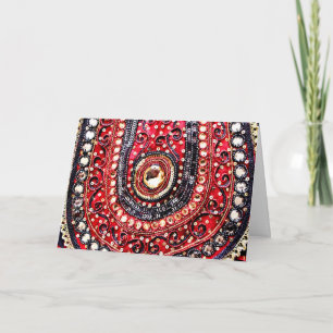 Intricate Embroidery Kort