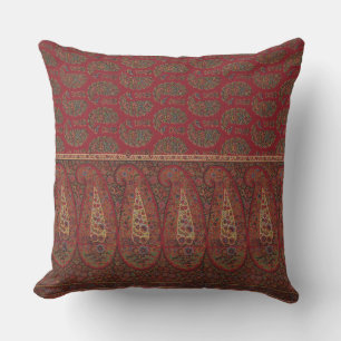 Intricate European Paisley Dekorativ kudde